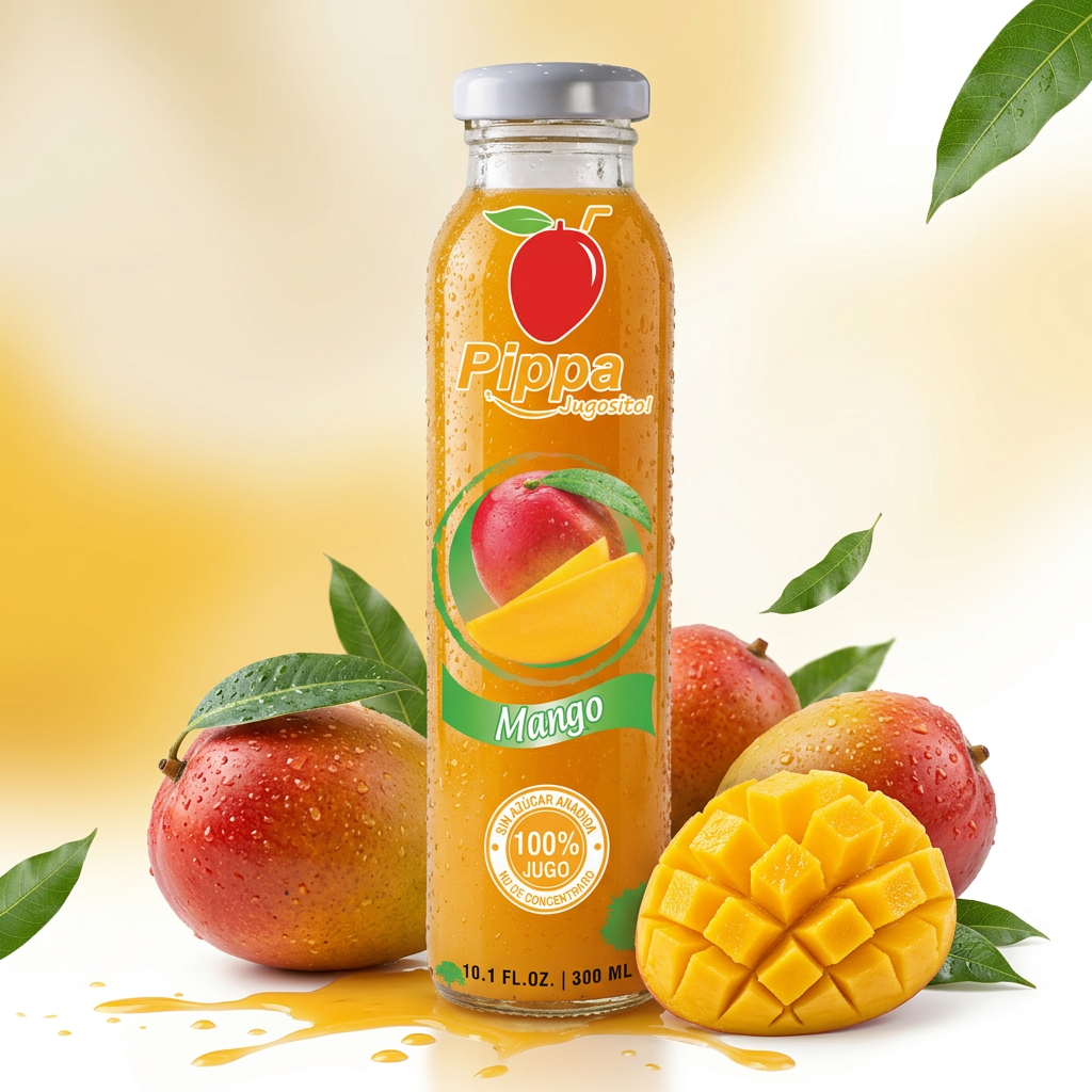 Jugo 100% natural de mango