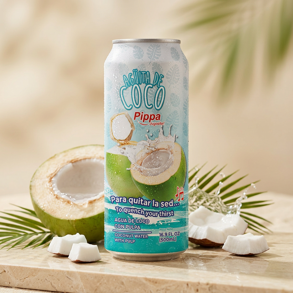 Agüita de coco de 500 ml
